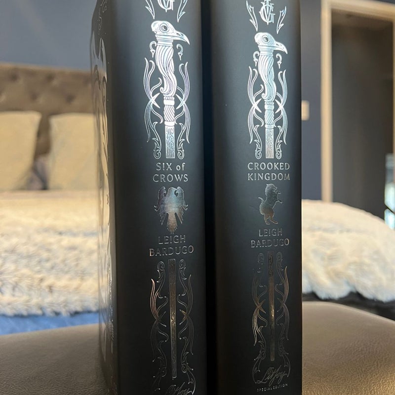 Six of Crows Duology by Litjoy Crate (Special Edition Box Set) & New Dust Jackets*