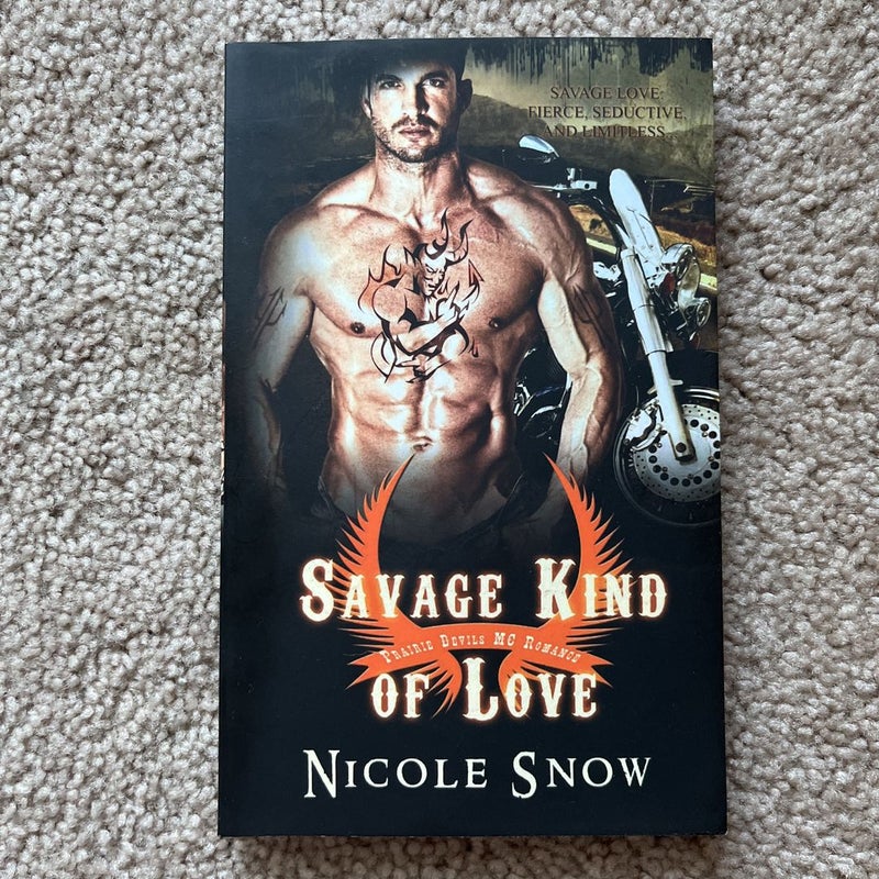 Savage Kind of Love: Prairie Devils MC Romance (Outlaw Love)