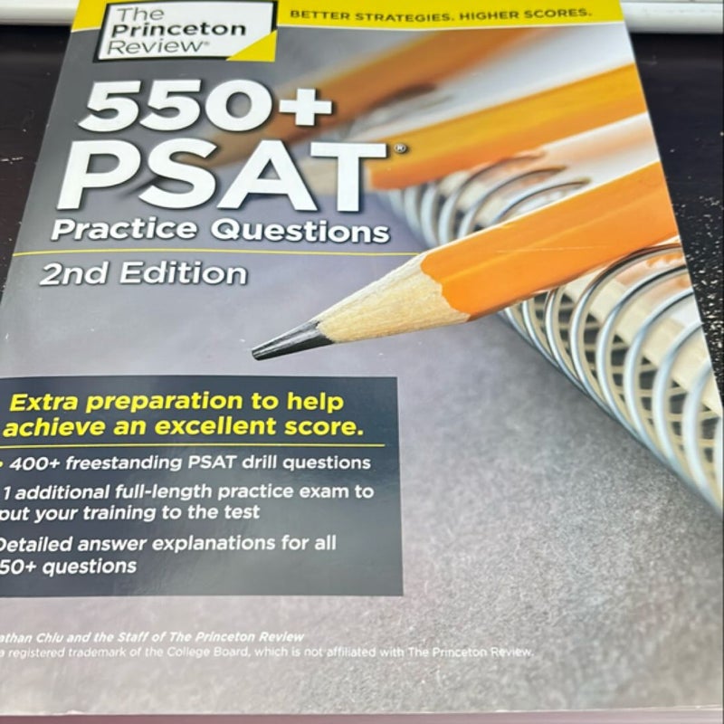 550+ PSAT Practice Questions, 2nd Edition