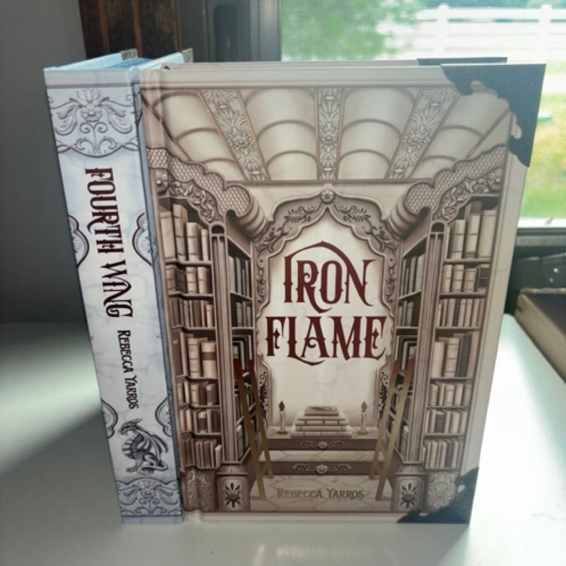 bookish box fourth wing and iron flame