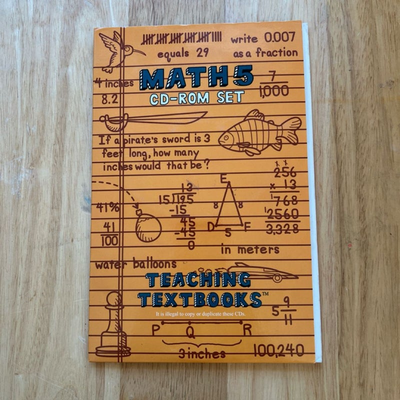 Math 5 CD-ROM Set 