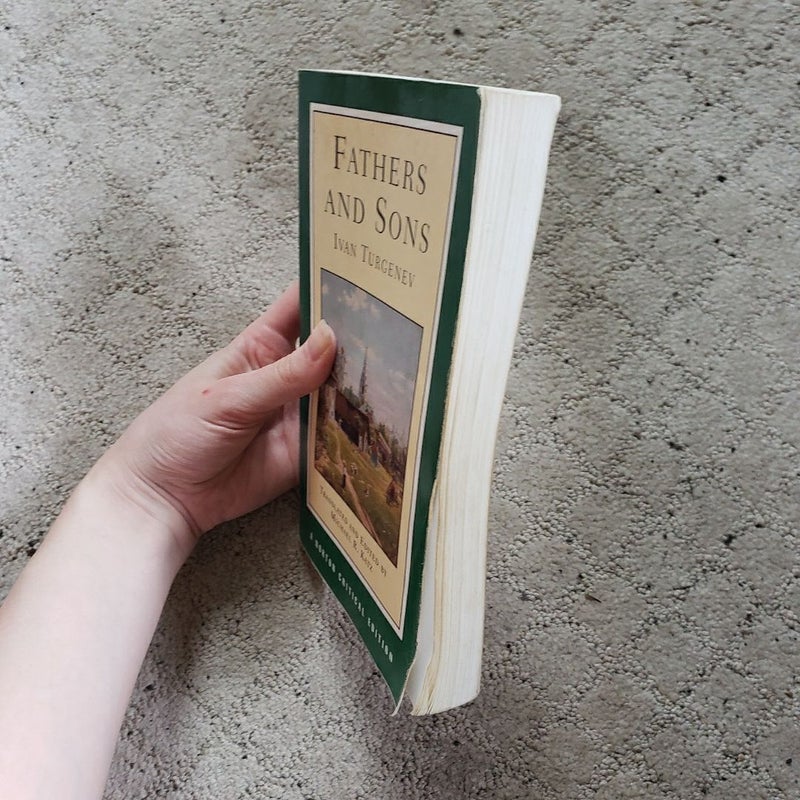 Fathers and Sons (Norton Critical Edition, 1996) 