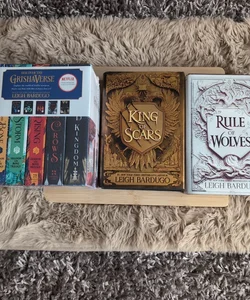 Shadow and Bone, Siege and Storm, Ruin and Rising, Six of Crows, Crooked Kingdom, King of Scars & Rule of Wolves