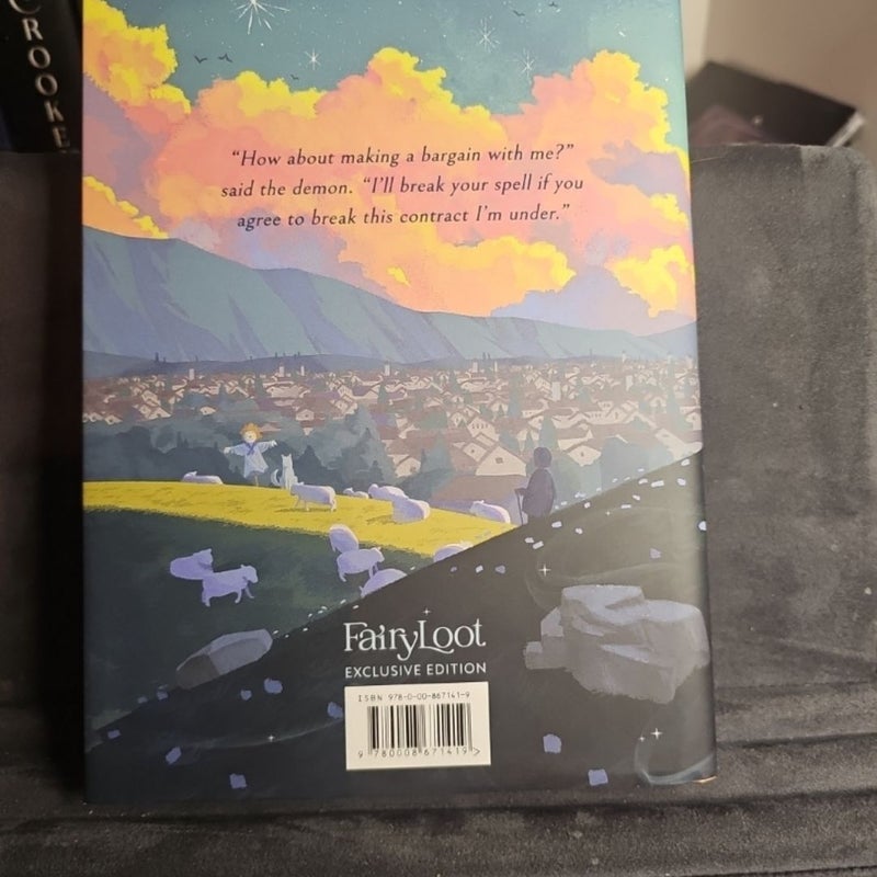 HOWL'S MOVING CASTLE by Diana Wynne Jones FAIRYLOOT EXCLUSIVE HC ~ Sprayed Edges