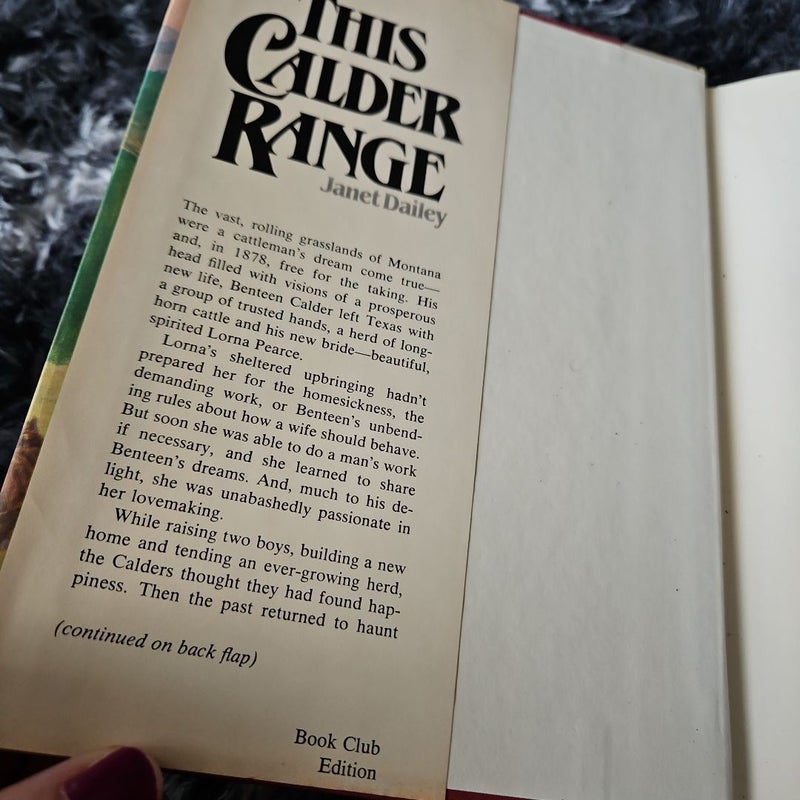 This Calder Range *Book Club Edition*