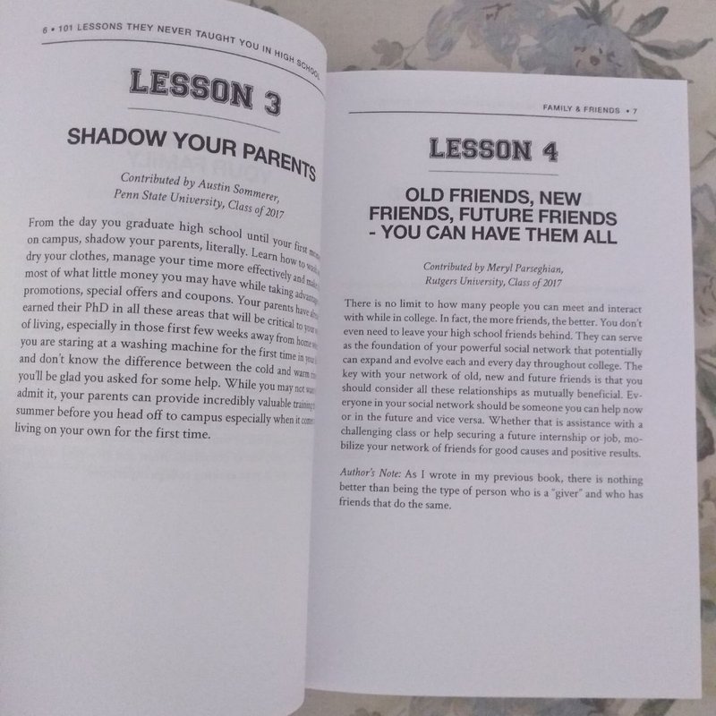 101 Lessons They Never Taught You in High School about Going to College ...