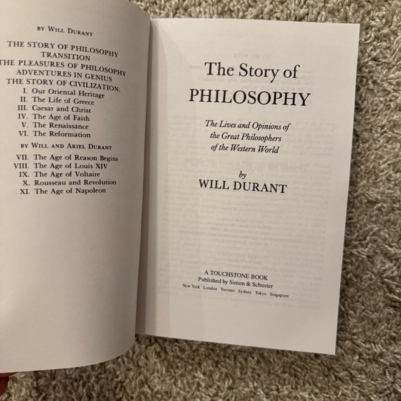 The Story of Philosophy