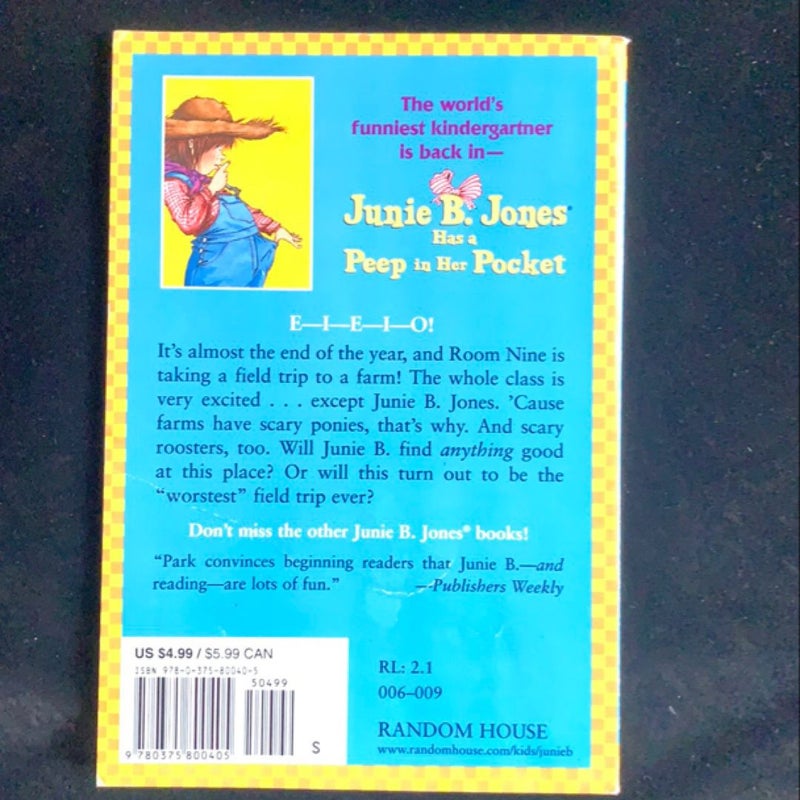 Junie B. Jones #15: Junie B. Jones Has a Peep in Her Pocket