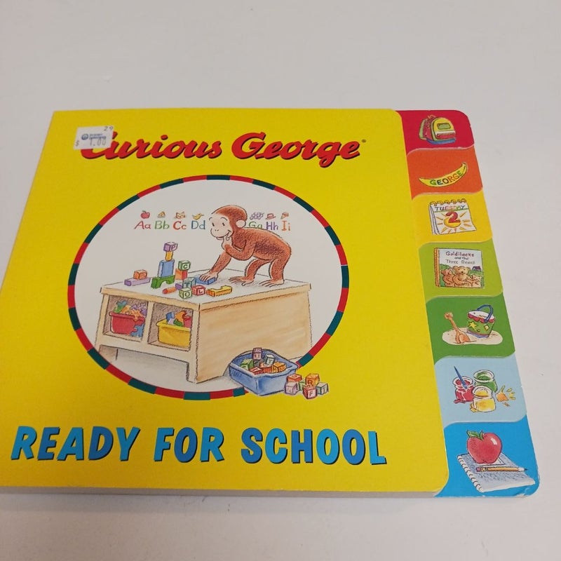 Curious George: Ready for School Tabbed Board Book