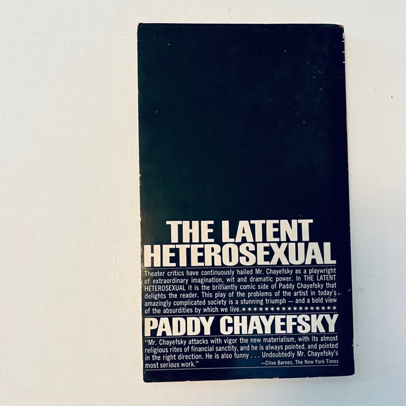 The Latent Heterosexual 1968 Bantam Edition