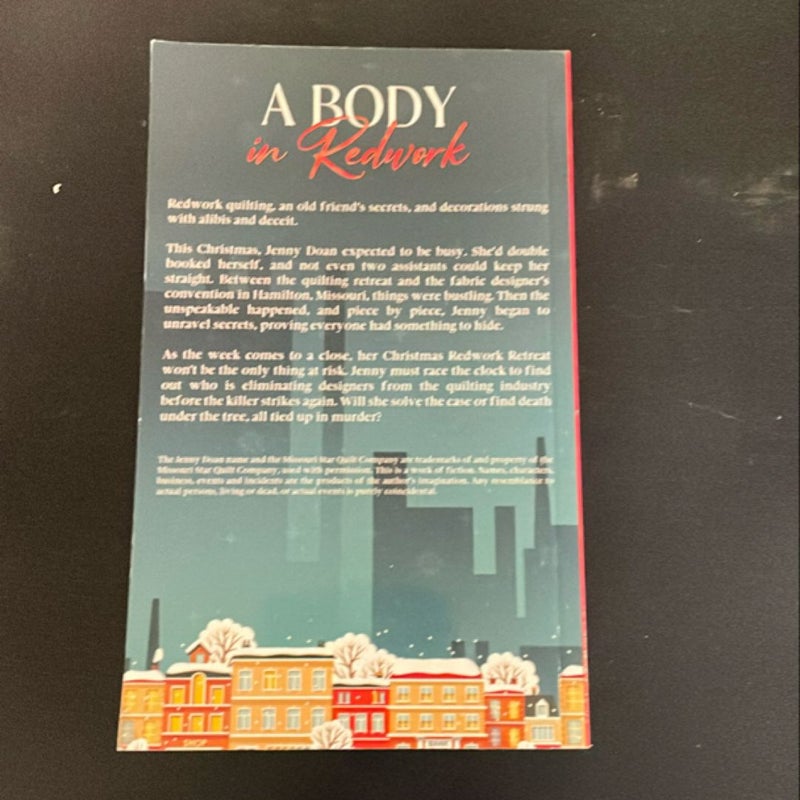 A Body in Redwork