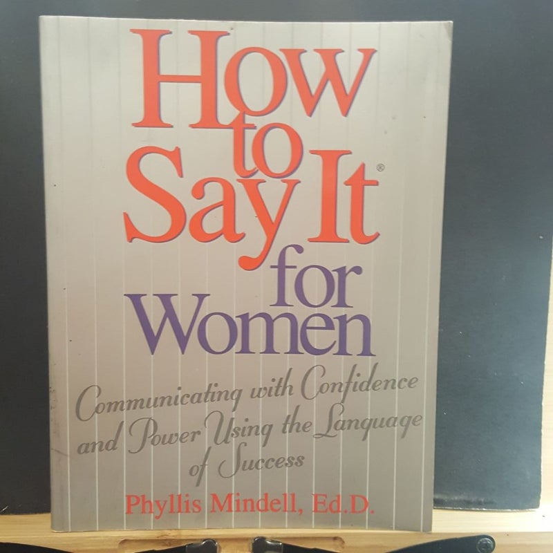 How to Say It for Women