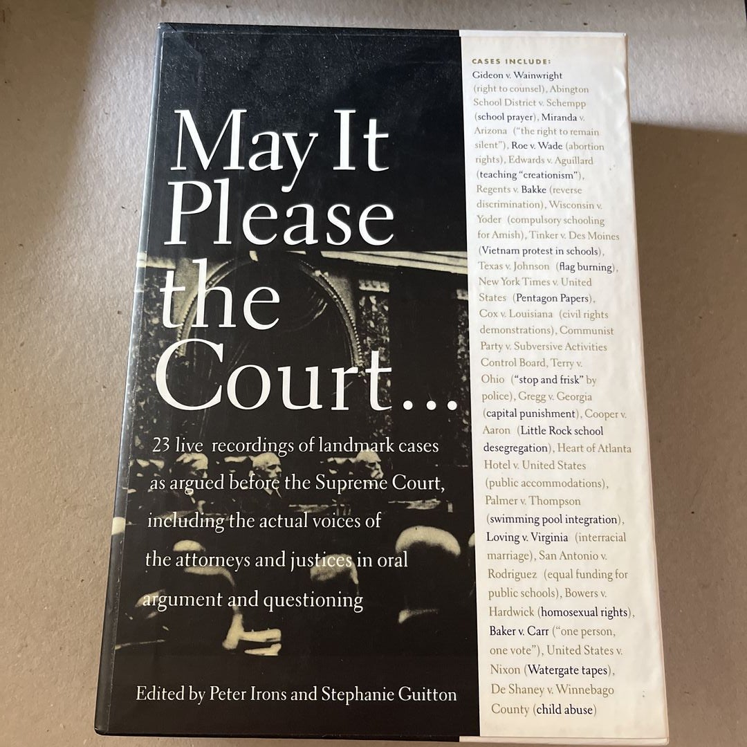 May It Please the by Peter Irons