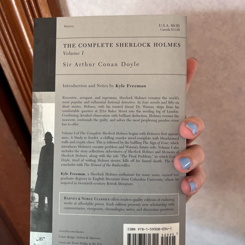 The Complete Sherlock Holmes, Volume I (Barnes and Noble Classics Series)