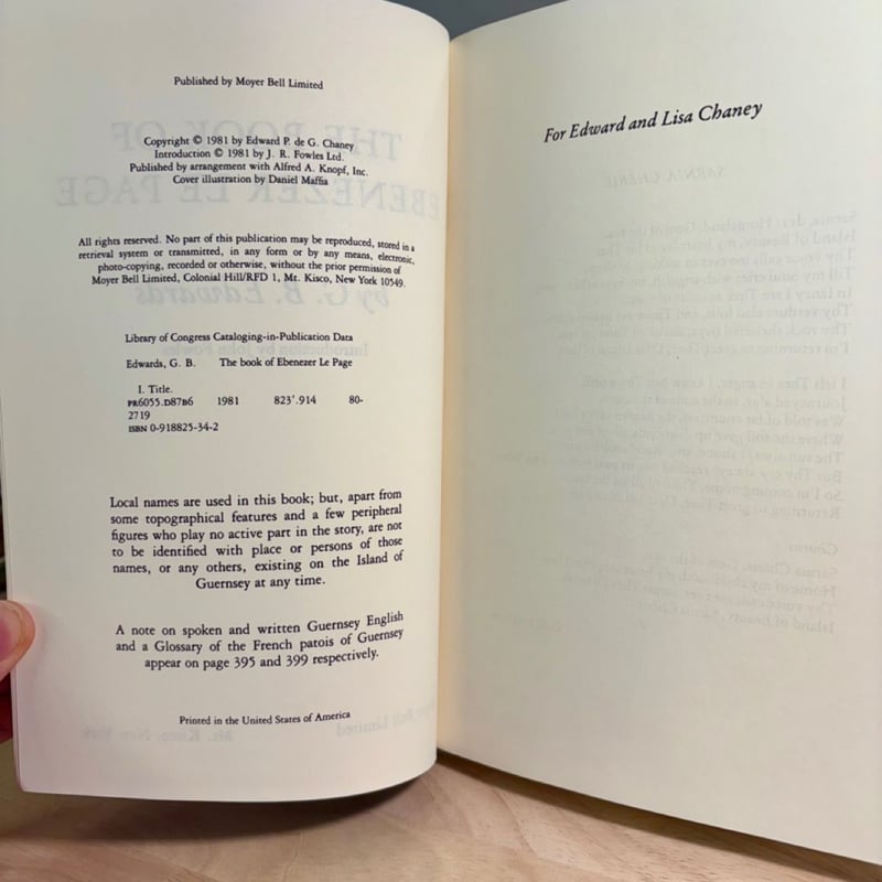 The Book of Ebenezer le Page