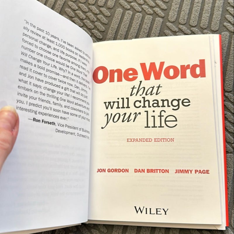 One Word That Will Change Your Life, Expanded Edition