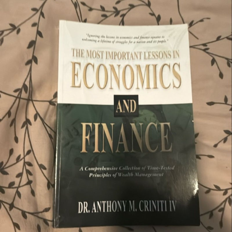 The Most Important Lessons in Economics and Finance