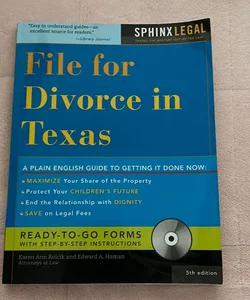 File for Divorce in Texas