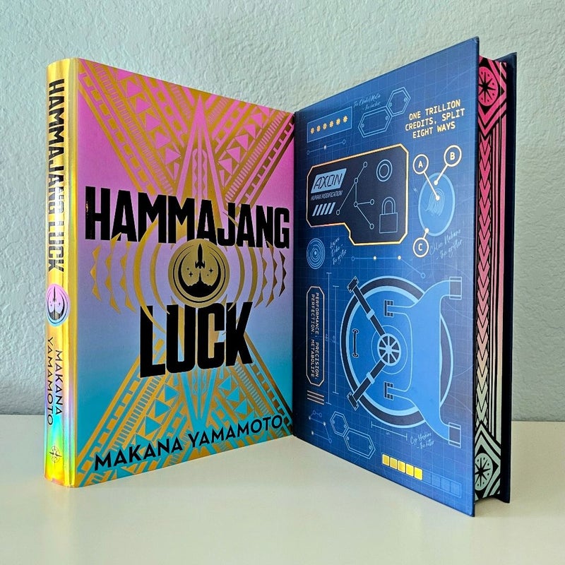 Hammajang Luck SIGNED by Makana Yamamoto Illumicrate Special Edition Endpaper Artwork NEW