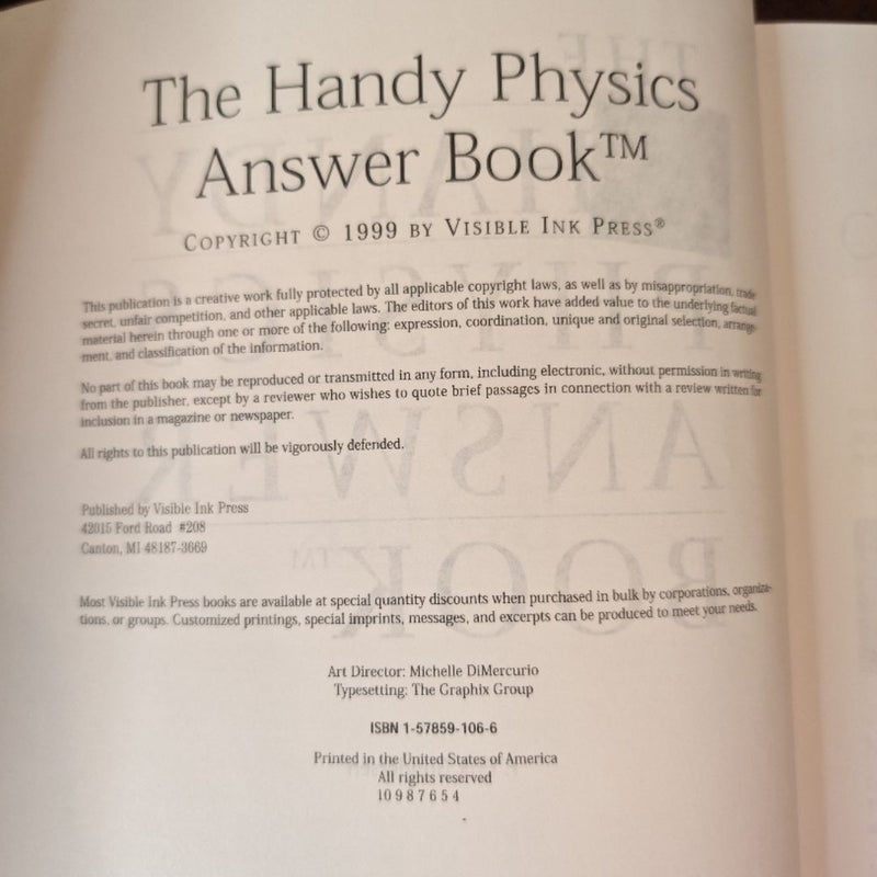 The Handy Answer Books