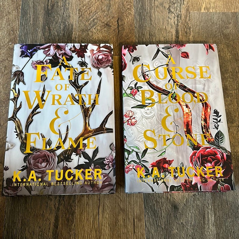 A Fate of Wrath and Flame / A Curse of Blood and Stone - Bookish Box Edition 