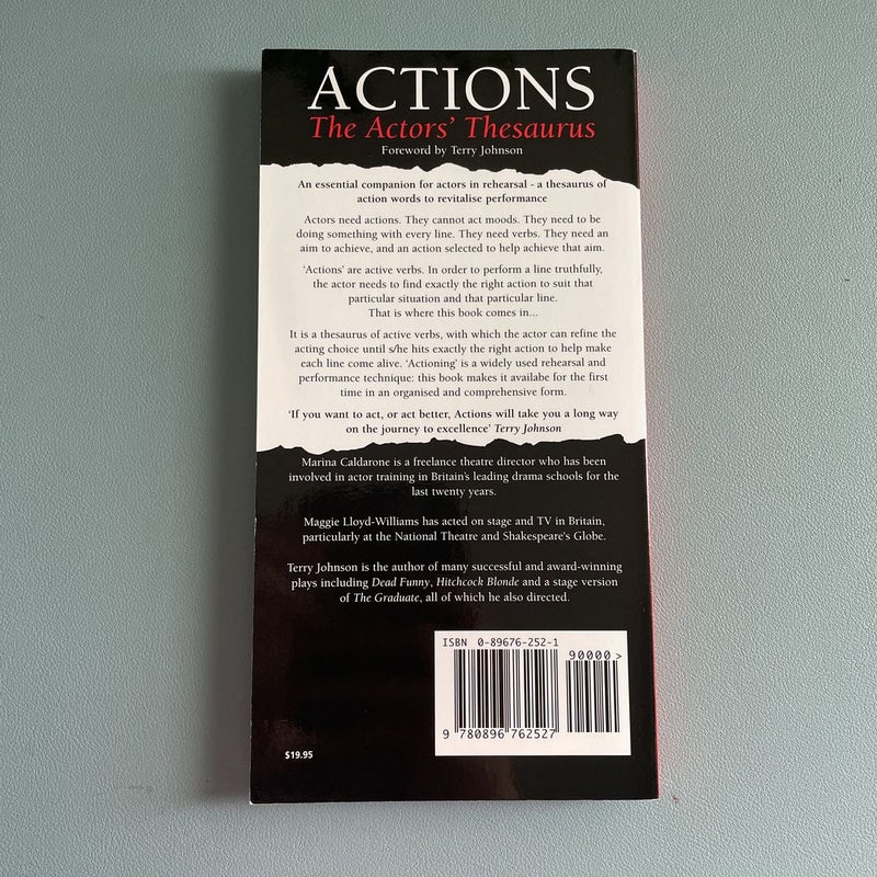 ACTIONS the Actors' Thesaurus