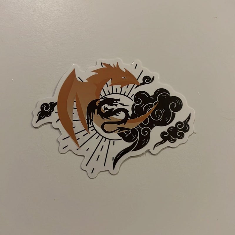 Fourth Wing sticker