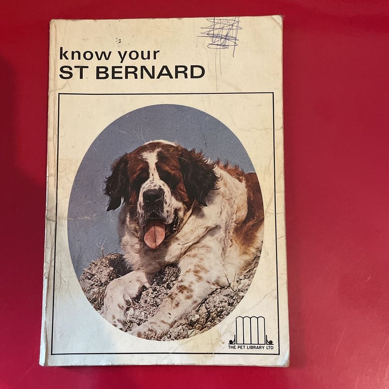 Know Your St Bernard