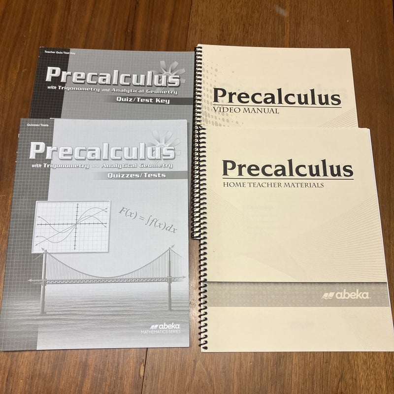Abeka pre calculus books