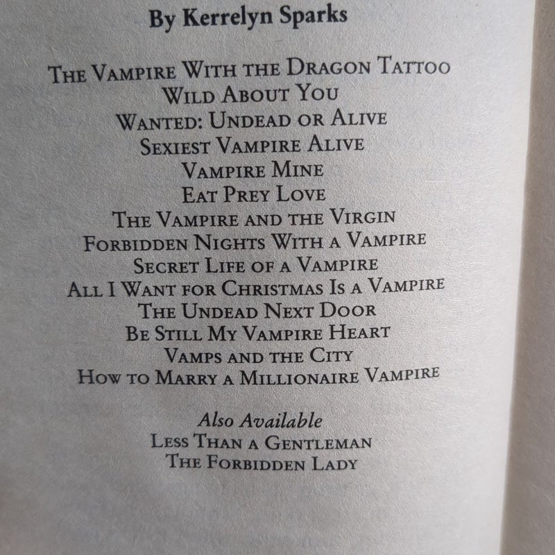 The Vampire with the Dragon Tattoo Book 14 of 16