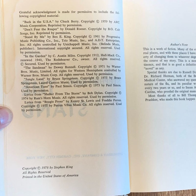 The Stand (1978 Book Club Edition)