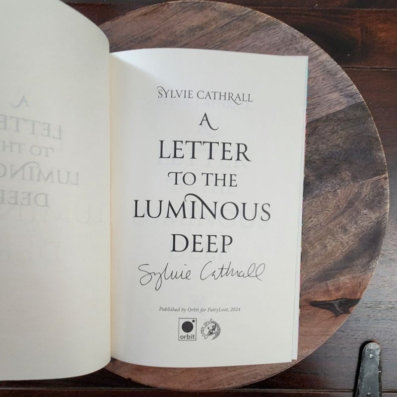 Fairyloot A Letter to the Luminous Deep SIGNED