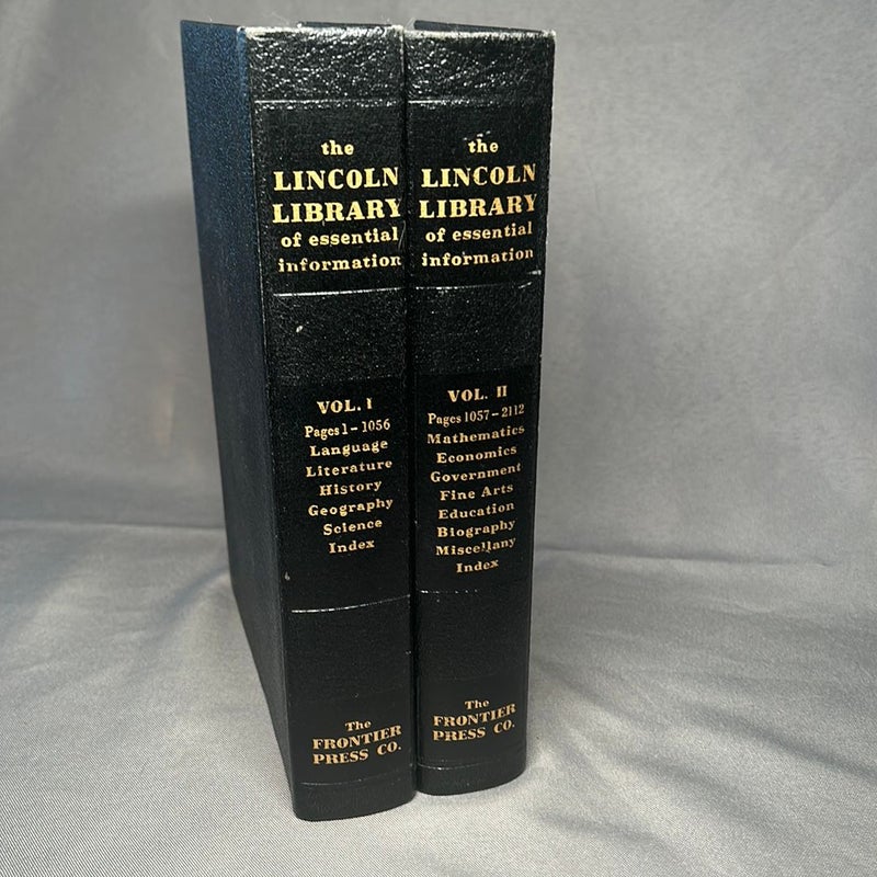 The Lincoln Library of Essential Information