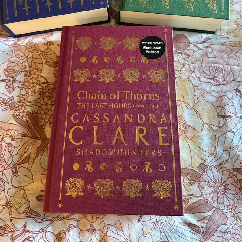 The Last Hours Series by Cassandra Clare Waterstones Edition