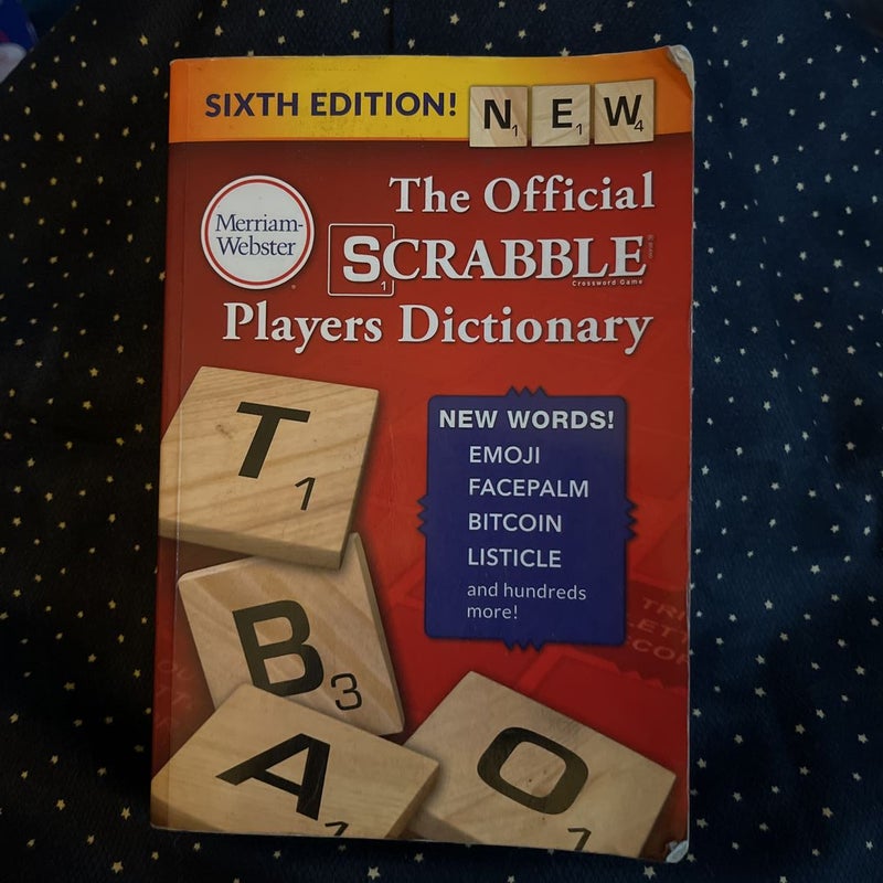 The Official Scrabble Players Dictionary, Sixth Edition by Merriam