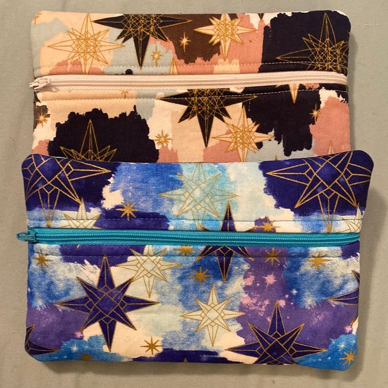 Set of 2 pencil pouches or tarot bag