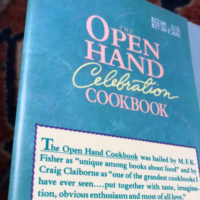 1st edition , 1st printing * The Openhand Celebration Cookbook