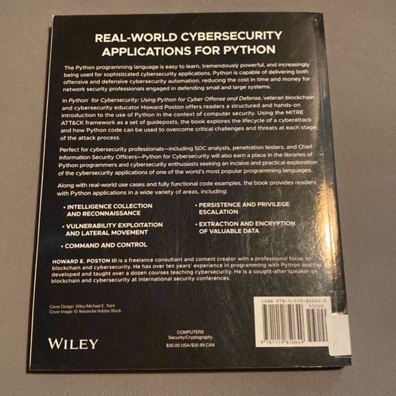 Python for Cybersecurity