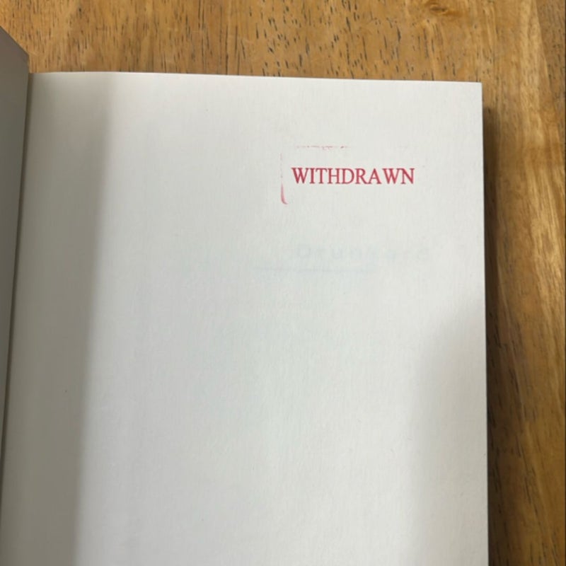 (1st Edition) Drunkard: A Hard-Drinking Life — (Ex-Library Copy)