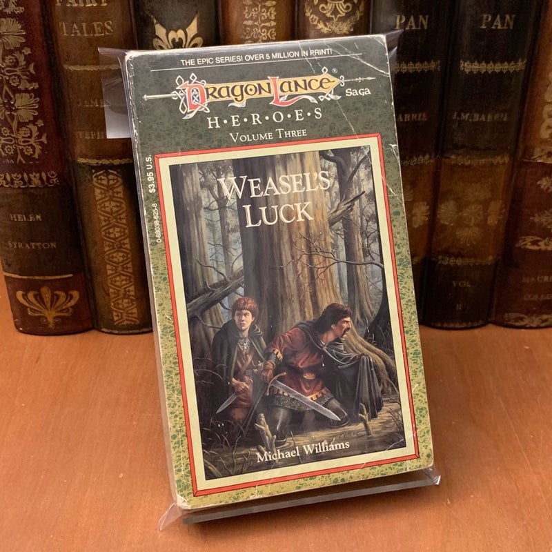 Vintage DragonLance: Weasel's Luck, Heroes 3, 1988 First Edition First Printing
