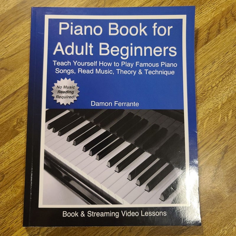 Piano Book for Adult Beginners