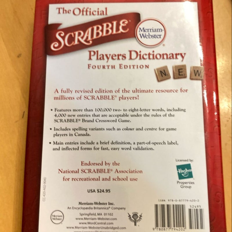 The Official Scrabble Players Dictionary