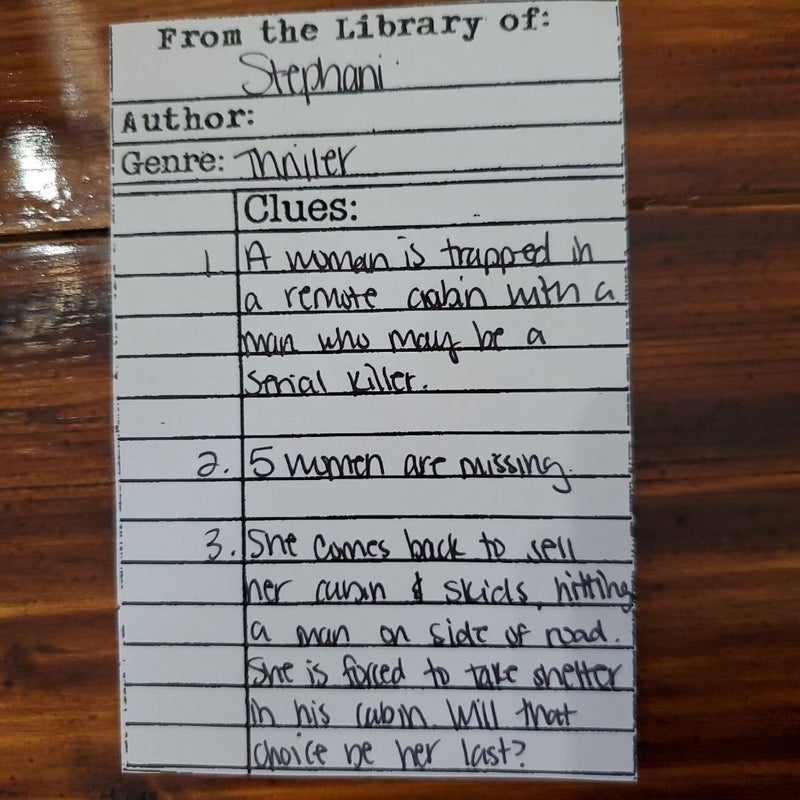 Blind Date With A Used Book 