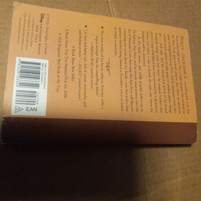 Percy Jackson and the Olympians, Book Two the Sea of Monsters (Percy Jackson and the Olympians, Book Two)