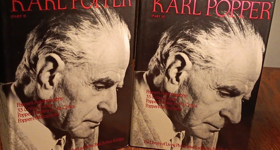 The Philosophy of Karl Popper 2 volume set by Paul Arthur Schilpp 
