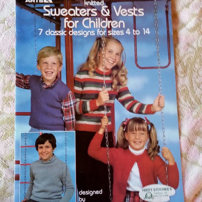 Sweaters & Vests for Children Knitting Pattern 