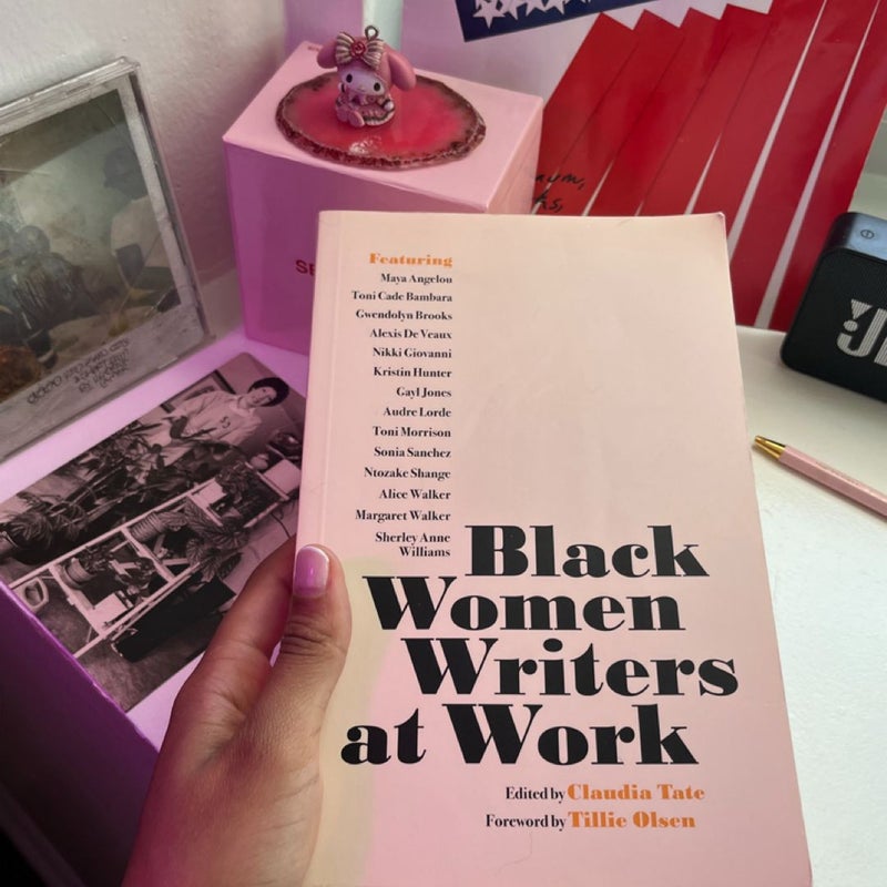 Black Women Writers at Work