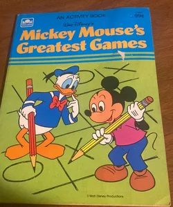 Mickey Mouse’s Greatest Games Activty Book 