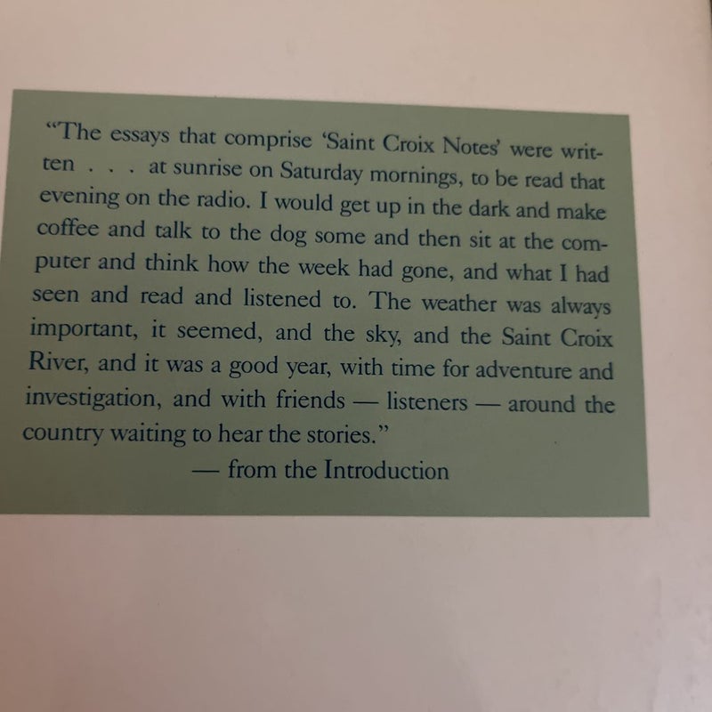 Saint Croix Notes