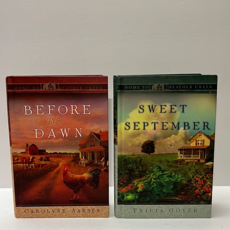Guidepost Home to Heather Creek Series ( Book 1&2) Bundle: Before The Dawn, & Sweet September 
